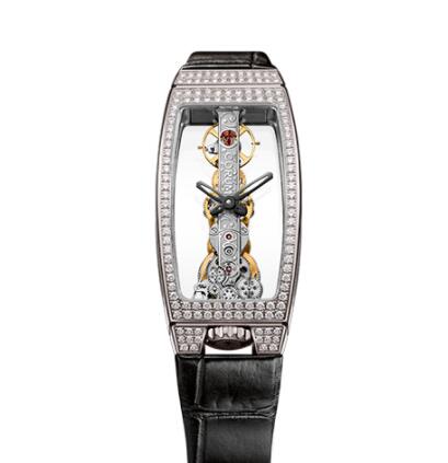 Review Replica Corum Golden Bridge Miss White Gold Diamonds Watch B113/03843 - 113.112.69/0001 0000 - Click Image to Close